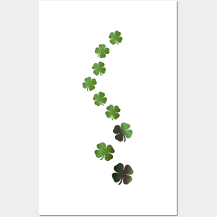 Lucky Four Leaf Clover - St Patricks Day Art Posters and Art